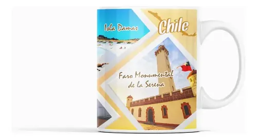Taza Coquimbo - Mar Y Estrellas Blanco