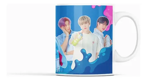 Taza Bts Bt21 - Perfecta Para Seguidores De Bts Blanco