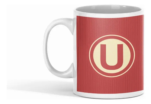 Taza Universitario Crema - Futbol Peruano Blanco