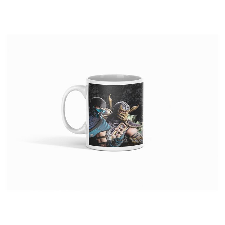 Taza Mortal Kombat Descubre el Guerrero