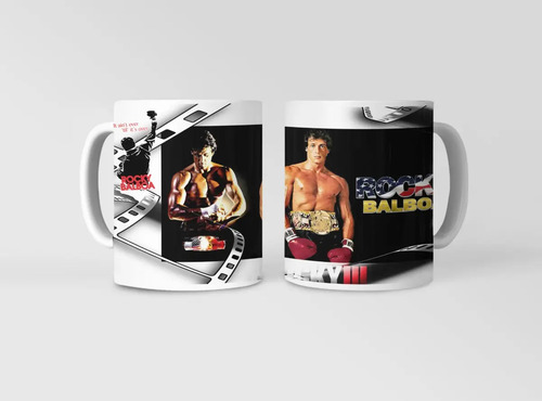 Taza Rocky Balboa - Espíritu De Lucha Blanco