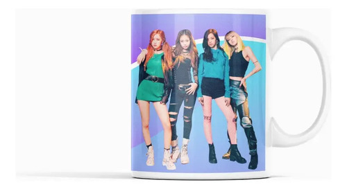 Taza Black Pink - Estilo K-pop Para Todos Blanco