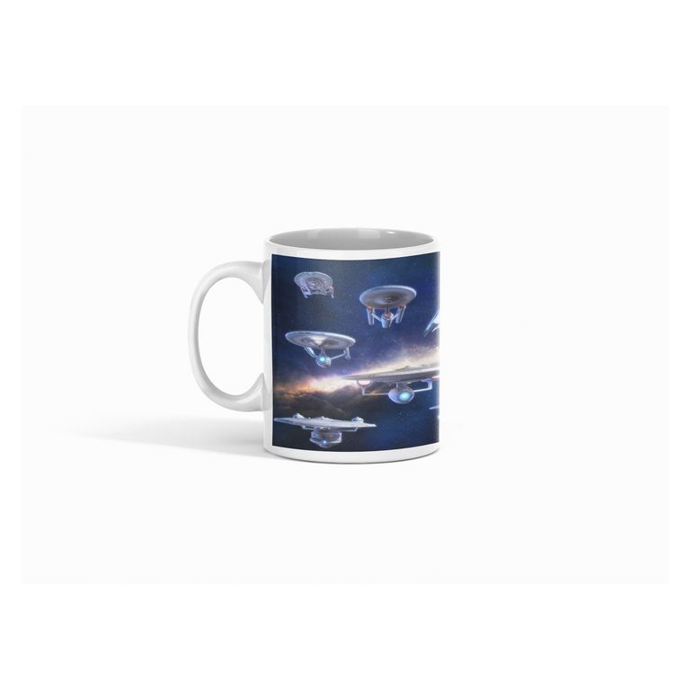 Taza Explorando la Galaxia con Star Trek