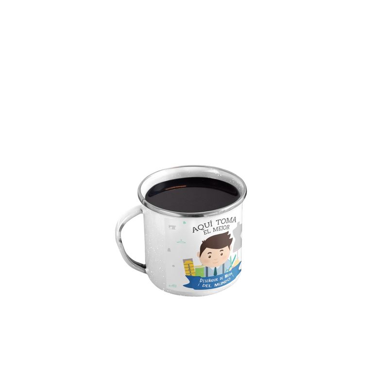 Taza Enlozada Inspiración y Infusiones - Diseñador