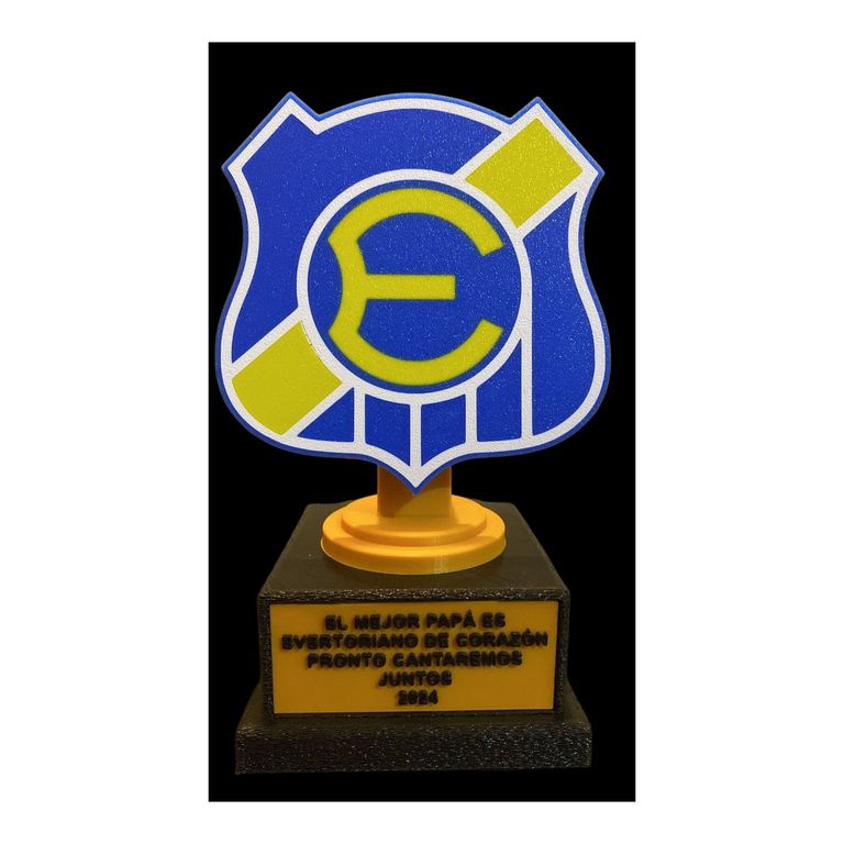 Trofeo Everton Vina del Mar Mejor Papá Regalo Fútbol Chileno