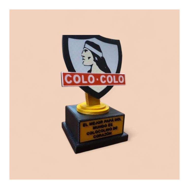 Trofeo Colo Colo Mejor Papá Regalo Fútbol Chileno