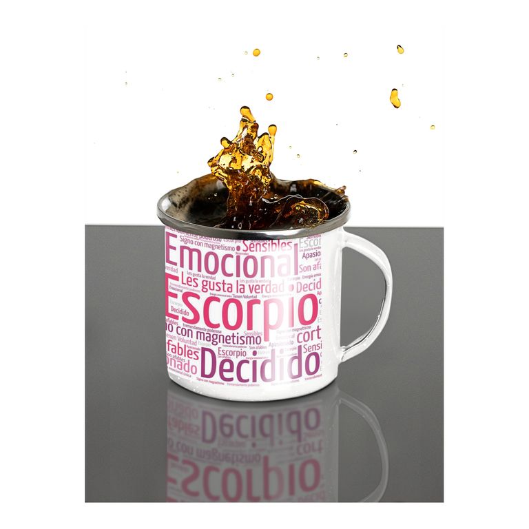 Taza Enlozada Escorpio - Transformación y Poder