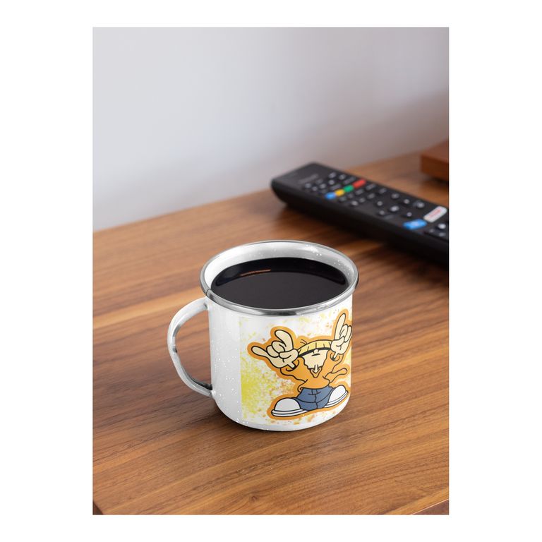 Taza Enlozada Número 4 Los Chicos del Barrio KND