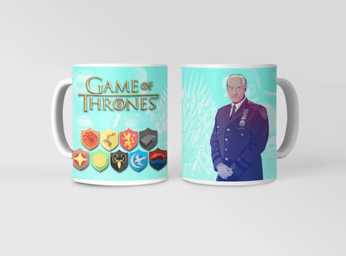 Taza Juego De Tronos - Tronos Con Tywin Lannister Blanco