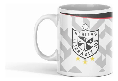 Taza Veritas Liberabit - Futbol Peruano Blanco
