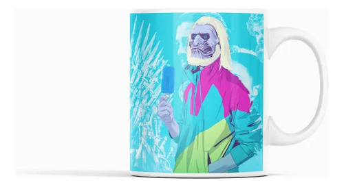 Taza Juego De Tronos - Tronos Con Vagante Branco Blanco