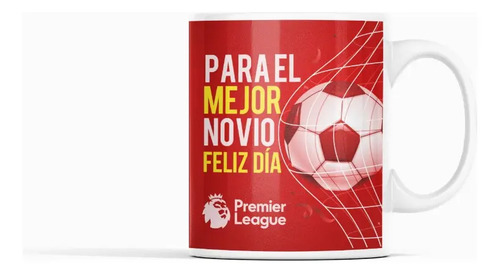 Taza Manchester United Para El Mejor Novio Y Fan Blanco
