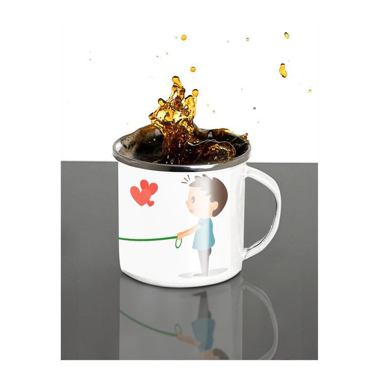 Taza Enlozada El Amor es Uno - Unión Inquebrantable