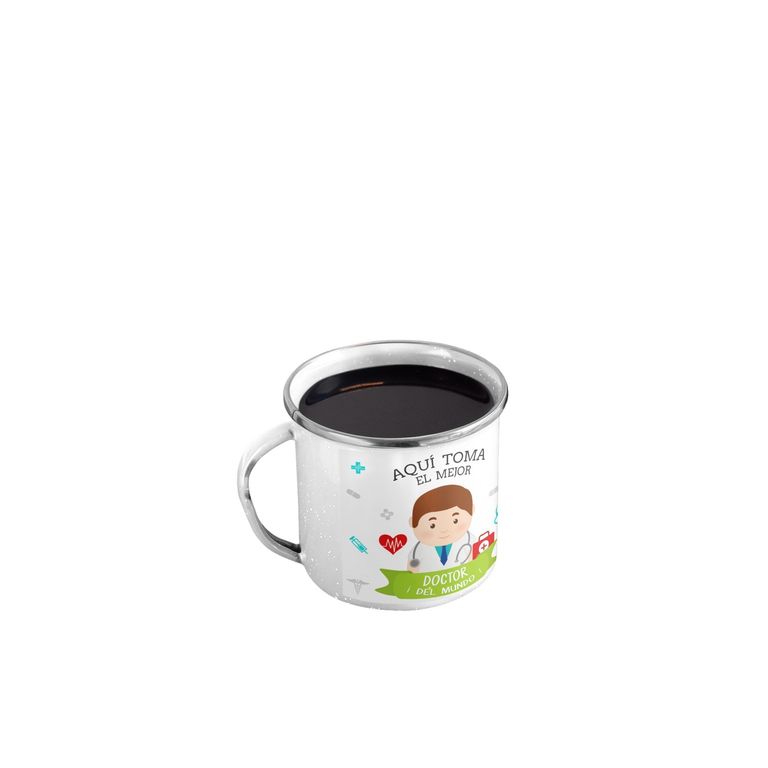 Taza Enlozada Doctor - En Guardia por la Salud