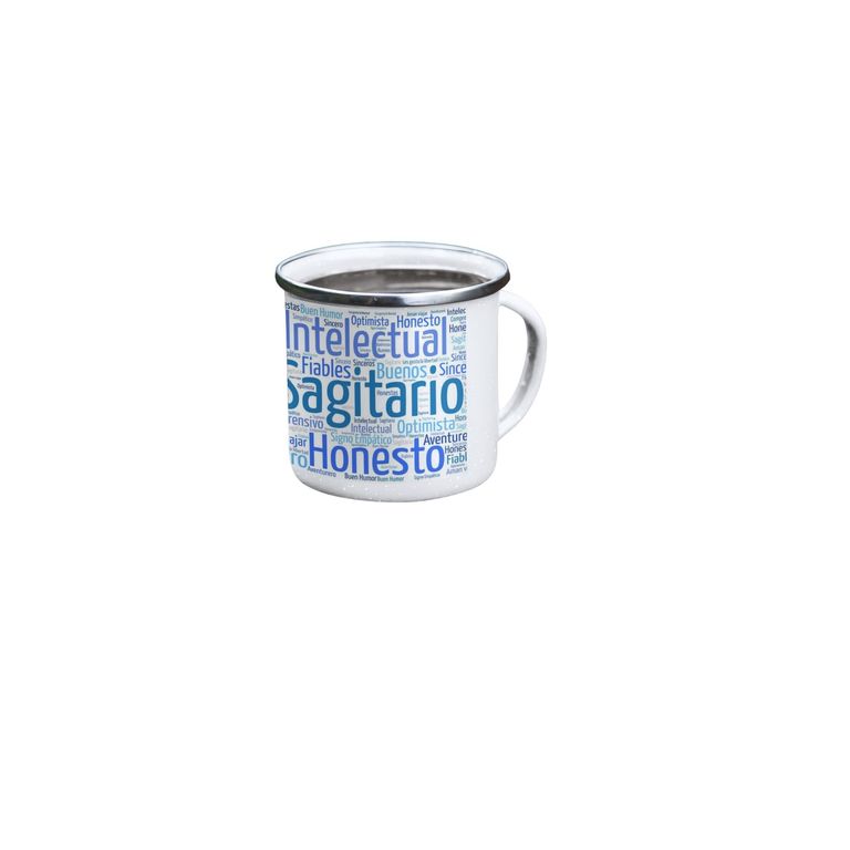 Taza Enlozada Sagitario - Espíritu Libre