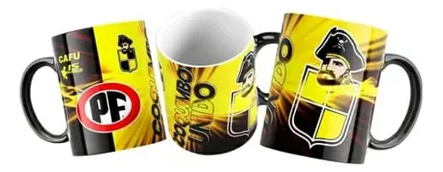 Taza Mágica Coquimbo Unido - Futbol Chileno Negro Fútbol