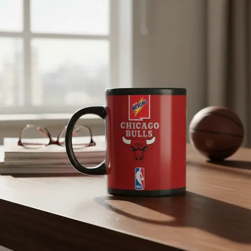 Taza Mágica Michael Jordán El Ultimo Baile - Nba Negro Nba