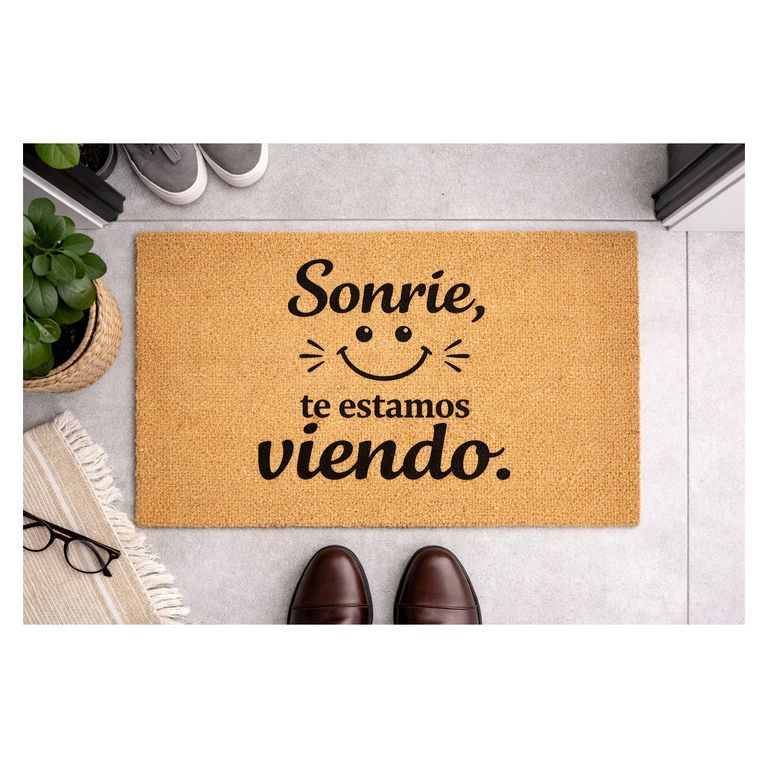 Choapino Entrada 40x60 cm - Sonríe Te Estamos Viendo