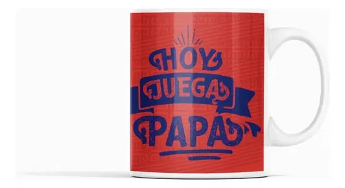 Taza Club Cienciano Papá - Futbol Peruano Blanco