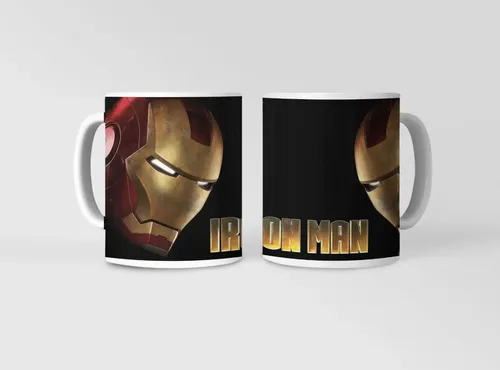 Taza Tony Stark Vs Iron Man Blanco
