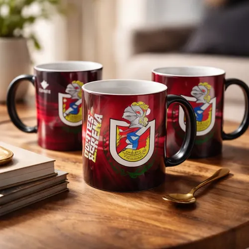 Taza Mágica Club De Deportes La Serena - Futbol Chileno Negro Fútbol