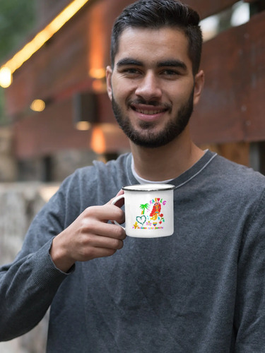 Taza Enlozada Karol G Mañana Será Bonito Estilo Único Blanco Karol G Mañana