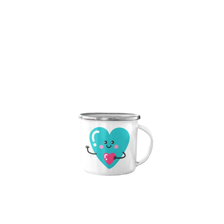 Taza Enlozada Corazón Mi Lugar Favorito - Refugio de Amor
