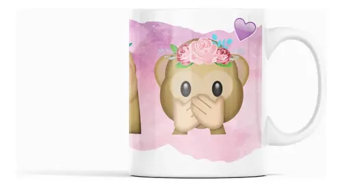 Taza No Ver, No Hablar Blanco