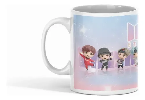 Taza Bts - Armonías Del K-pop Blanco