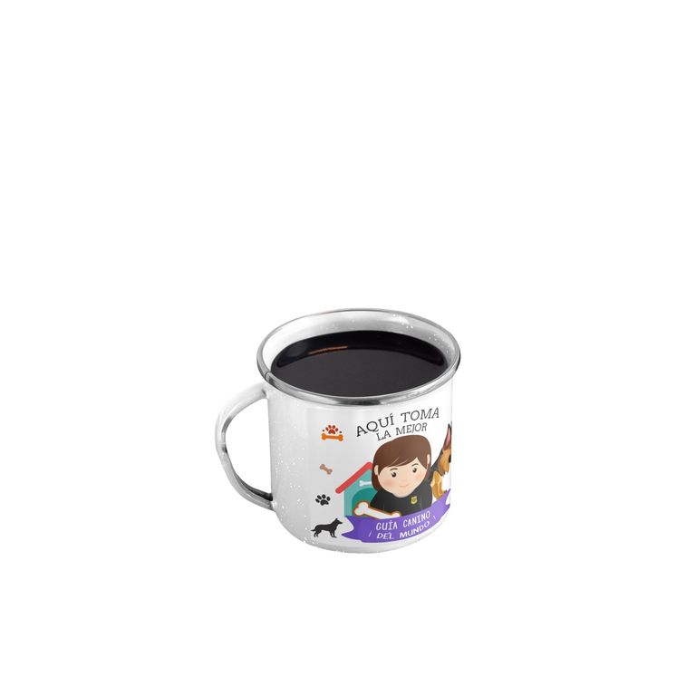 Taza Enlozada Guía Canino - Liderazgo y Lealtad M