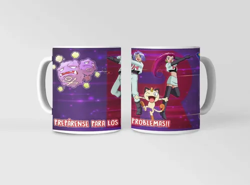 Taza Misión Del Equipo Rocket - Despegue Blanco
