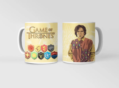 Taza Juego De Tronos - Tronos Con Tyrion Lannister Blanco