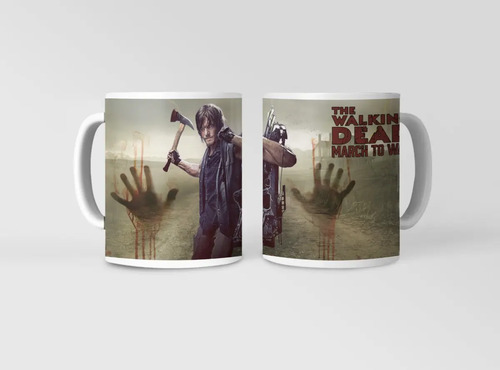 Taza Supervivencia Entre Caminantes Blanco