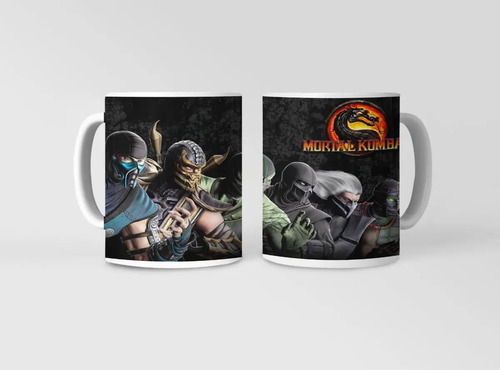 Taza Mortal Kombat Descubre El Guerrero Blanco