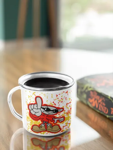 Taza Enlozada Comando Número 1 - Líder De Knd Miguelon Blanco Regalo Los Chicos