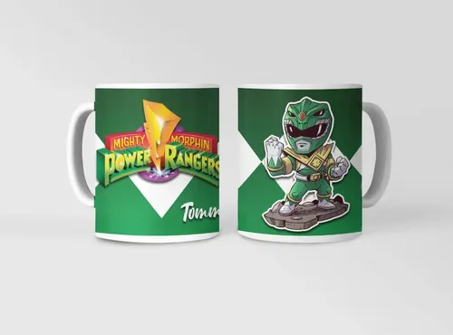 Taza Power Rangers - Morfosis Revelada Tommy Blanco