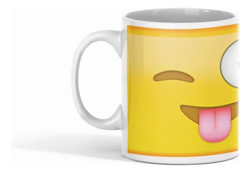 Taza Diversión Y Guiños - Perfecta Para Regalar Y Sorprender Blanco