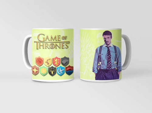 Taza Juego De Tronos - Tronos Con Lorde Petyr Blanco