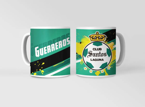 Taza Santos Laguna Pasión - Futbol Mexicano Blanco