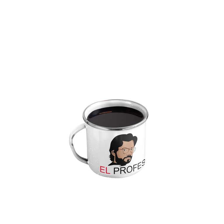 Taza Enlozada El Profesor - Estrategia y Misterio