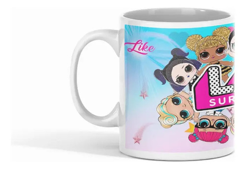 Taza Aventuras Encantadoras De Lol Surprise Blanco