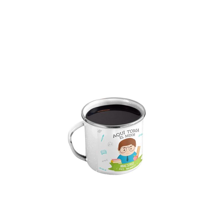 Taza Enlozada Café y Clases - Días de Profesor