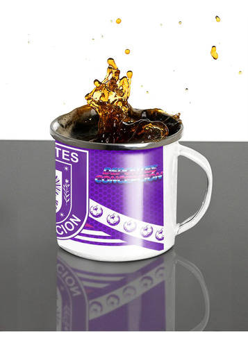 Taza Lechero Enlozado Club Deportes Concepción Fútbol Chile Blanco Regao Club