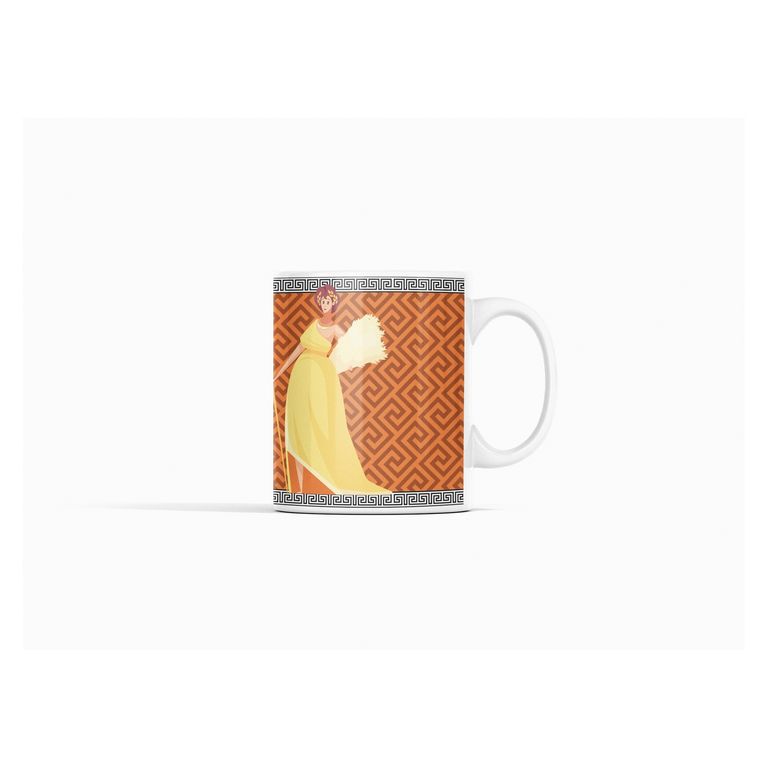Taza Abundancia de Deméter - Diosa de Agricultura y Fertilidad