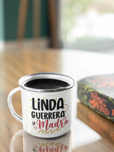 Taza Enlozada Mama Super Heroe Blanco Mama Super Héroe