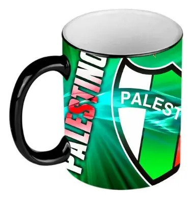 Taza Mágica Club Deportivo Palestino - Futbol Chileno Negro Club Deportivo