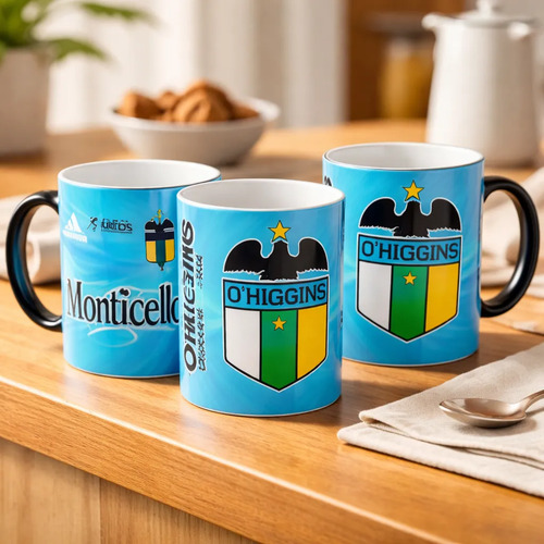 Taza Mágica Club De Deportes O´higgins - Futbol Chileno Negro Fútbol