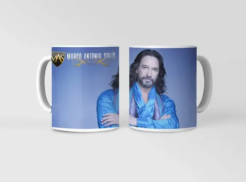 Taza Marco Antonio Solís - Para Fans Del Ídolo Mexicano Blanco