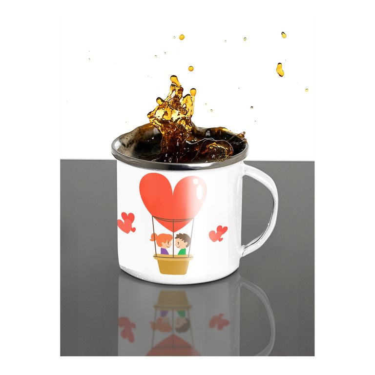 Taza Enlozada Juntos Siempre - Momentos Compartidos