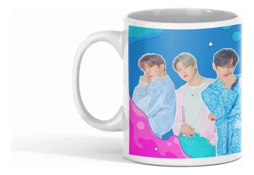 Taza Bts Bt21 - Perfecta Para Seguidores De Bts Blanco